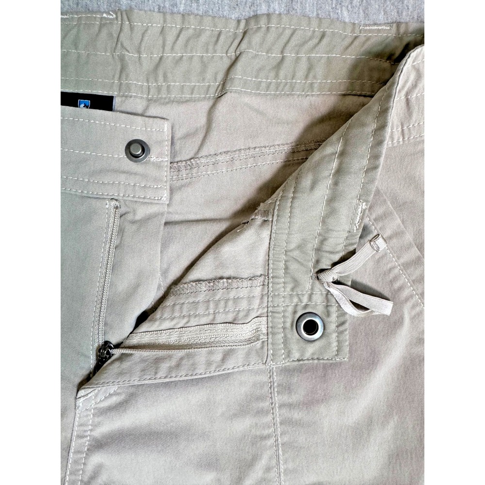 KÜHL Born in the Mountains Capri Pants Size 12 Khaki Style #6215 - Picture 4 of 16